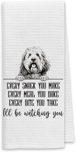 Miniatura 20 de Toallas de cocina Dibor Goldendoodle, toallas de cocina Goldendoodle, toallas de mano de tela divertidas para cada comida que haces para perros