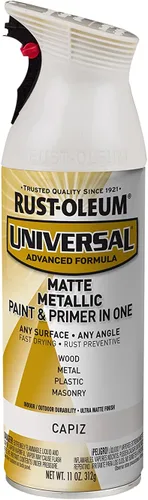 Miniatura 136 de Rust-Oleum 245197 Pintura en aerosol universal para todas las superficies, 12 onzas, negro satinado
