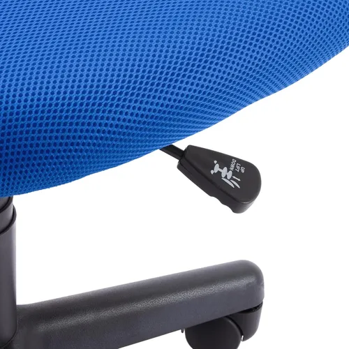 Miniatura 7 de Amazon Basics Silla de escritorio de la oficina de tareas de la computadora de atrás con ruedas giratorias - azul