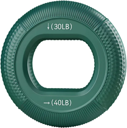 Miniatura 9 de Entrenador de fuerza de agarre, anillo fortalecedor de agarre de mano de silicona para entrenamiento de dedos, escalada en roca, entrenamiento