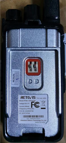 Miniatura 7 de Retevis Walkie Talkies RT68B para adultos de largo alcance, botón pulsador, cargador de 10 vías y auriculares, carga más fácil y segura, radios