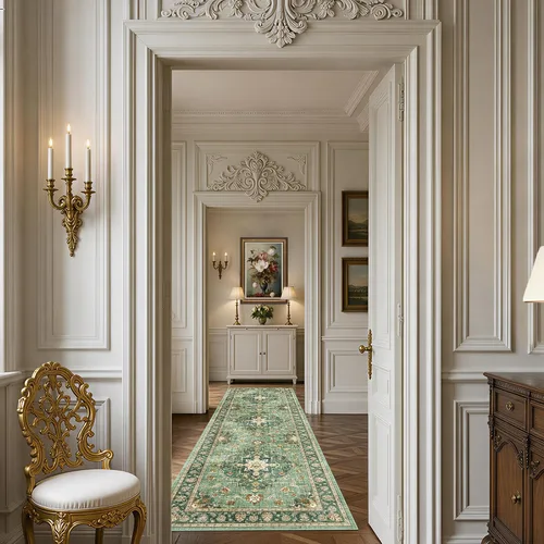 Miniatura 73 de Alfombra de Pasillo Lavable 3x10: Corredores Largos Antideslizantes para Pasillo - Alfombra Ultradelgada para Piso Interior para Cocina Entrada