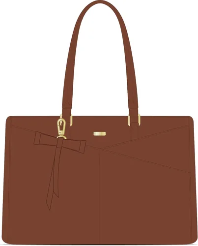 Miniatura 10 de LOVEVOOK Bolsa para laptop para mujeres, bolsa de mano para laptop de 15.6 pulgadas para mujeres, bolsas de mano de trabajo de cuero vintage