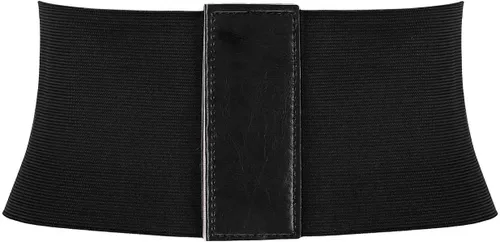 Miniatura 4 de Ayliss Corsé de cintura con banda ancha elástica para mujer, color negro