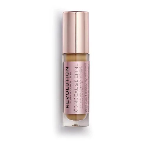 Miniatura 9 de Makeup Revolution Oculta y define el corrector, cobertura completa y acabado mate, C12.2 para tonos de piel medianos/bronceados, vegano y libre
