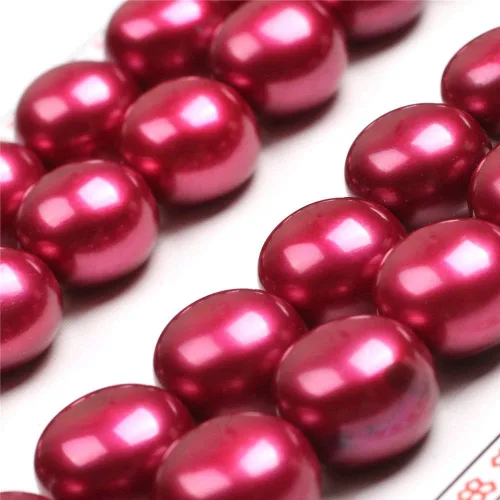 Miniatura 9 de 16 pares de perlas cultivadas de agua dulce de grado AAA para hacer aretes de joyería (negro)