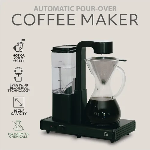 Miniatura 2 de WILLOW Cafetera de goteo de 10 tazas, cafetera automática con jarra de vidrio y función de apagado automático, adecuada para café caliente y helado
