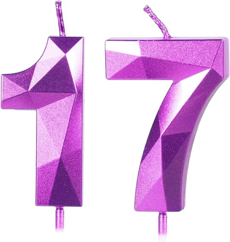 Miniatura 70 de Velas de cumpleaños número 15, velas número 15, velas de feliz cumpleaños de oro rosa para pastel, decoraciones de cobertura de pastel de diseño 3D