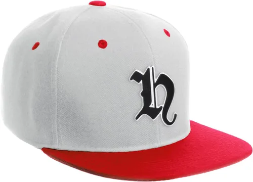 Miniatura 1478 de Daxton Gorra clásica con visera de billete plano con letras del alfabeto inglés antiguo de la A a la Z