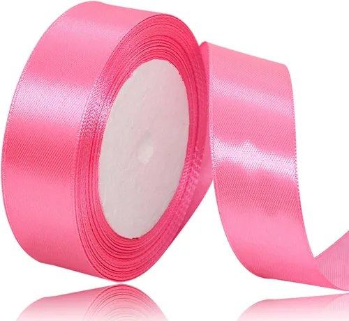 Miniatura 22 de Cinta de satén color burdeos de 1-1/2 pulgadas x 25 yardas, cinta de tela de poliéster de color sólido para envolver regalos, manualidades, hacer