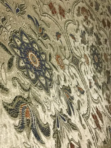 Miniatura 3 de Tela jacquard clásica de lujo con diseño ornamentado marroquí para tapicería, sofá, silla, comedor, tratamiento de ventanas, manualidades, 54