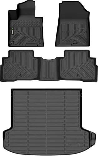 Miniatura 62 de Alfombrillas y revestimiento para maletero para Jeep Grand Cherokee L 2021-2025 (6 pasajeros, sin consola central) con respaldo, revestimientos