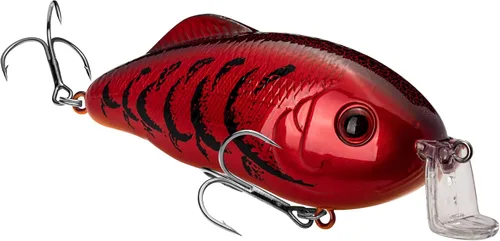 Miniatura 12 de Strike King Hybrid Hunter Shallow Jr. Señuelo de pesca, crankbait de buceo poco profundo, pico de 90 grados, ojos 3D, sonajero fuerte, se sumerge