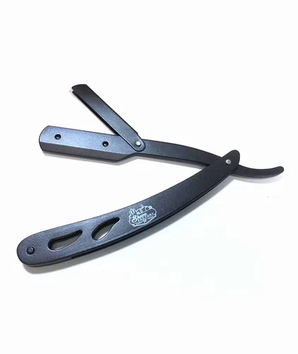 Miniatura 5 de The Shave Factory - Kit de afeitado, maquinilla de afeitar de borde recto, maquinilla de afeitar de un solo filo y polvo estíptico, kit de afeitado