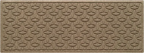 Miniatura 23 de Bungalow Flooring Waterhog - Tapete para puerta, de 3 x 5 pies, fabricado en Estados Unidos, duradero y decorativo, antideslizante, caqui/camel