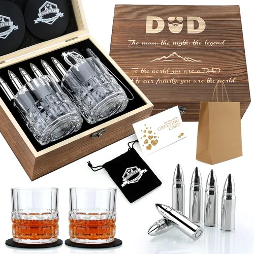 Miniatura 10 de Regalos de whisky para hombres y esposos, regalos de aniversario de boda para él, ideas de regalo de cumpleaños de parte de la esposa, juego