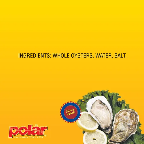 Miniatura 8 de MW Polar Mariscos, ostras hervidas, 8 onzas