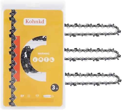 Miniatura 7 de Paquete de 3 cadenas de motosierra de 10 pulgadas 3/8 050 40dl para Echo CS-271 CS280 CS290 CS300, Remington RM1035P, Worx WG309, Sun Joe SWJ803E