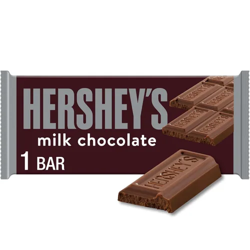 Miniatura 11 de HERSHEY'S Tamaño de bocadillo de chocolate con leche, barras de caramelo, 0.45 onzas (8 unidades)