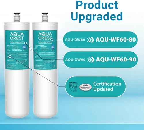 Miniatura 2 de AQUA CREST DW80/90 Filtro de agua para debajo del fregadero, repuesto para Aqua-Pure® AP-DW80/90, AP-DWS1000, Kohler K-201-NA, Kohler K-202-NA