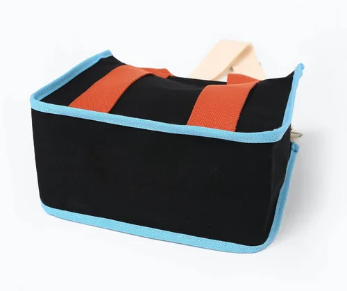 Miniatura 7 de Jeelow Bolso de lona para el hombro bolso cruzado para hombres y mujeres con cremallera y bolsillos