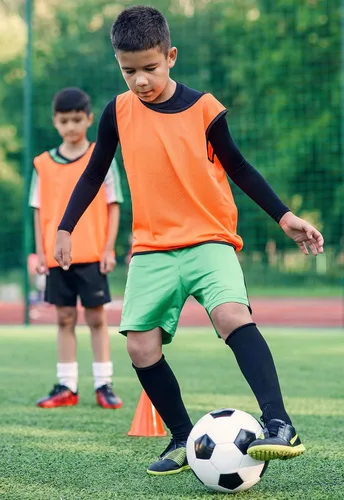 Miniatura 3 de MRIGNT 2 Pack Youth Boys Thermal Compression Shirts Long Sleeve Fleece Baselayer Soccer Baseball Running Base Layer