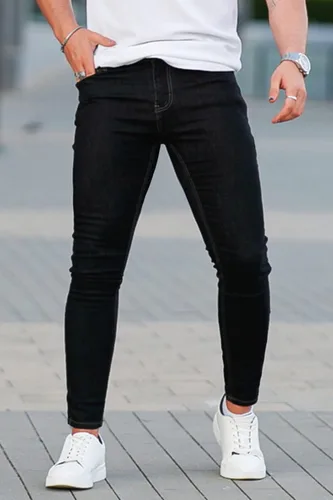 Miniatura 6 de Jeans Gingtto ajustados, desgastados, para hombre