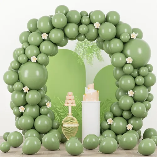 Miniatura 204 de Voircoloria - Globos azul bebé claro, paquete de 66 globos de 12 pulgadas de látex para fiestas para niños y niñas, para cumpleaños, baby shower, 16