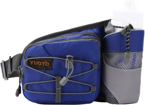 Miniatura 13 de Waist Pack with Water Bottle Holder for Running Walking Hiking Fanny Pack Hydration Belt