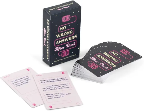 Miniatura 2 de No Wrong Answers After Dark - Divertido juego de cartas, iniciador de conversación, actividad divertida para amigos, juego o cita nocturna, viajes