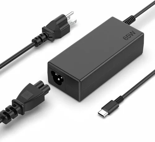 Cargador universal para portátil USB C de 65 W y 45 W, compatible con Lenovo, Dell, Hp, Acer, Asus, Samsung, Google tipo C cargador para portátil