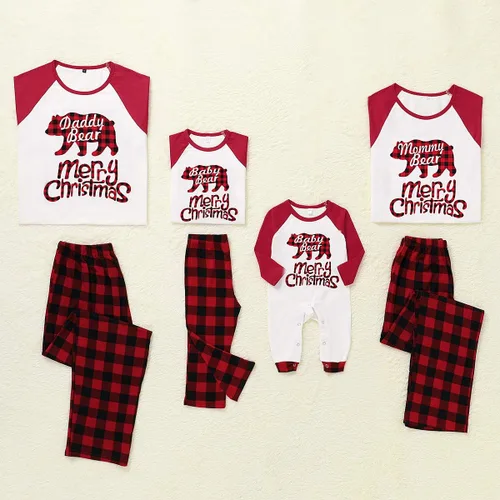 Miniatura 4 de Mikrdoo Pijamas de Navidad familiares a juego para la familia