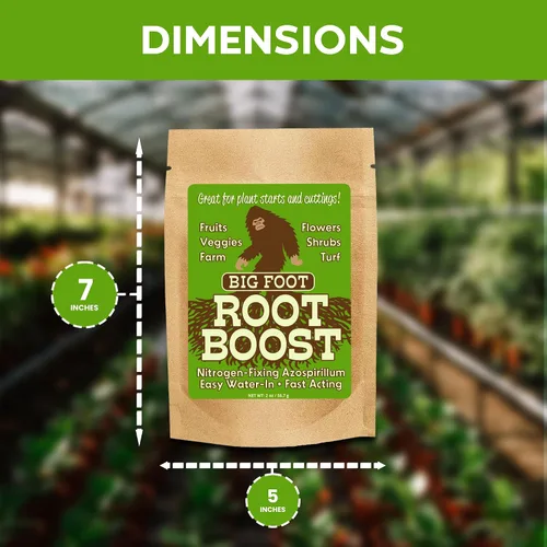 Miniatura 2 de Big Foot Polvo soluble en agua probiótico para plantas establecidas y trasplantes – Cultiva el tamaño de la raíz, aumenta el nitrógeno, cultiva