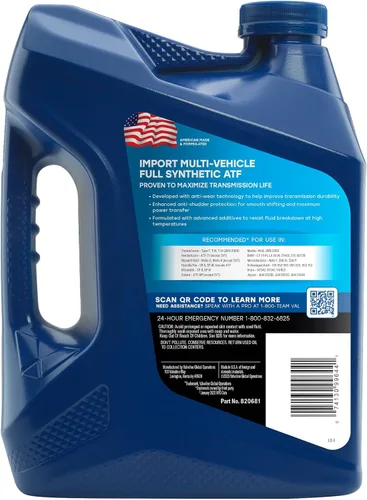 Miniatura 2 de Valvoline Import Multi-Vehicle (ATF) Líquido de transmisión automática totalmente sintético 1 GA