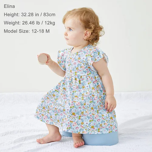 Miniatura 137 de pureborn Vestido de bebé niña 0-24 meses