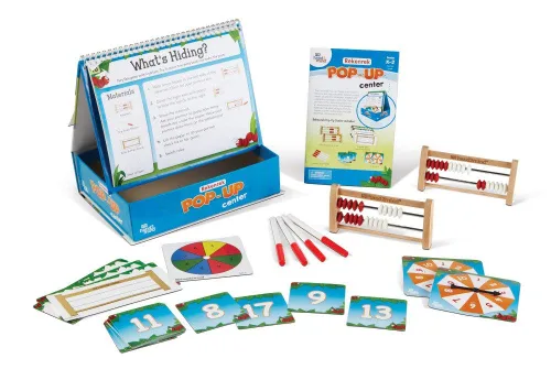 hand2mind Centro de actividades de aprendizaje emergente Rekenrek, juegos de matemáticas para niños, ábaco para niños, manipuladores matemáticos,