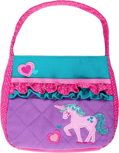 Stephen Joseph Little Girls Toddler Quilted Purse, Purse for Little Girls Handbags Kids Age 3-8