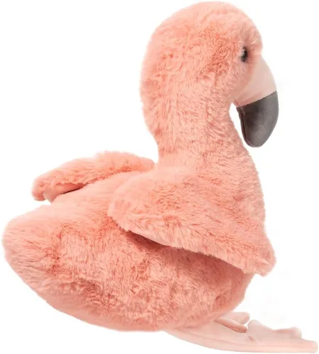 Miniatura 4 de Douglas Leggie - Animal de peluche suave de flamenco, bonito juguete de peluche suave de 9 pulgadas, apto para niños, pájaro de peluche de flamenco