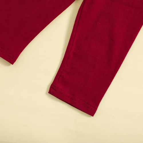 Miniatura 8 de Conjunto de ropa floral con volantes y pantalones para niñas pequeñas