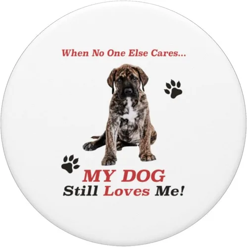 Miniatura 3 de When No One Else Cares Funny Presa Canario Dogo Canario PopSockets Swappable PopGrip