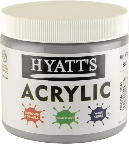 Miniatura 134 de Hyatt's Alizarine - Pintura acrílica carmesí Tubo de pintura acrílica de 2.5 fl oz de grado artístico Secado rápido y pintura no tóxica