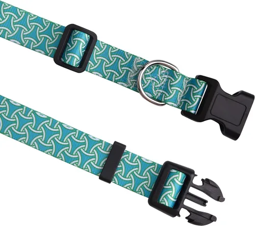 Miniatura 4 de Collar para Perros para Perros Pequeños y Gatos, Collar Suave y Cómodo para Mascotas para Perros Pequeños, Medianos y Grandes, Patrón Geométrico