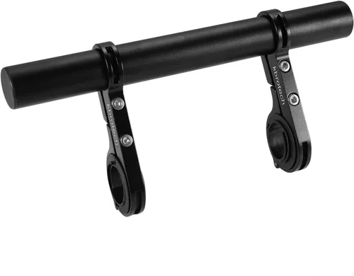 Miniatura 3 de Extensor de manillar de bicicleta, extensión de manillar doble, soporte de montaje de fibra de carbono con soporte de aleación de aluminio, ahorro