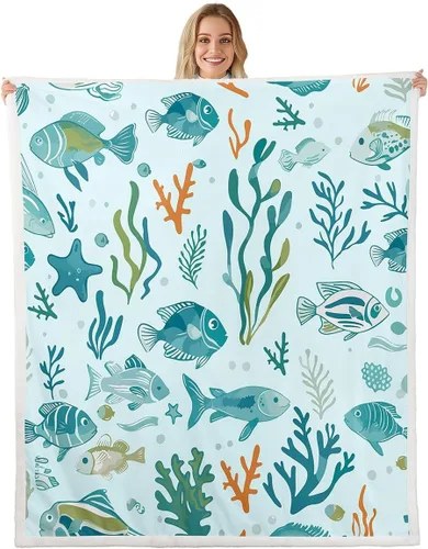 Miniatura 7 de Erosebridal Rooster Fleece Throw Blanket 40"x50" for Bedroom Living Rooms Sofa Couch,Chicken Farmhouse Sherpa Blanket,Wildflower Fuzzy Plush
