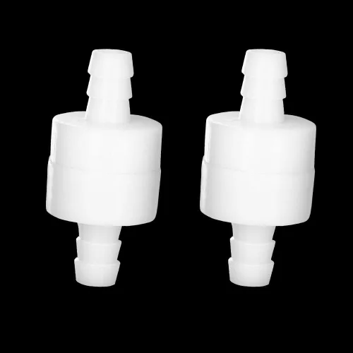 Miniatura 9 de Feelers 1/4" (6 mm) Válvula de retención en línea de una vía antirretorno, válvula de retención de aire, agua y gas, resistencia al ozono, PVDF