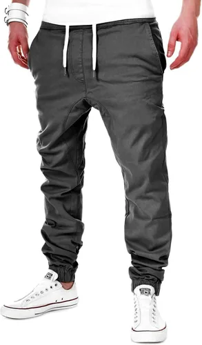 Miniatura 3 de Wangdo Pantalones cargo para hombre, pantalones casuales para entrenamiento, senderismo, exteriores, pantalones deportivos con bolsillos