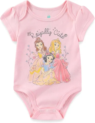 Miniatura 2 de Disney Minnie Mouse Fabulous - Paquete de 5 mamelucos para niñas recién nacidas, bebés y bebés