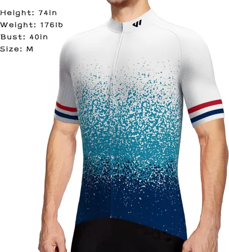 Miniatura 2 de Lo.gas Cycling Jersey Men ShortLong Sleeve Bike Biking Shirts Full Zip with Pockets Road Bicycle Clothes
