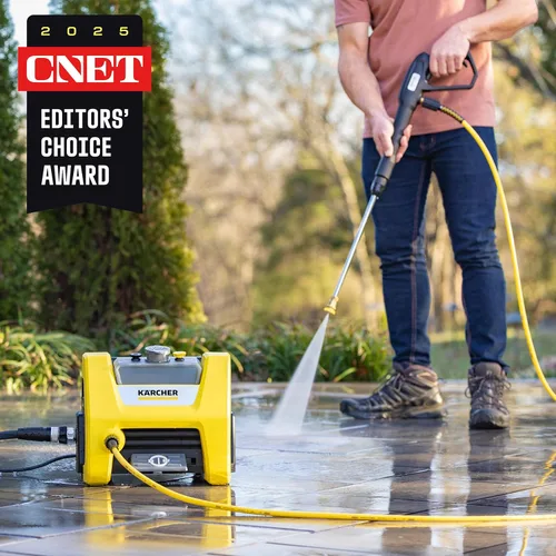 Miniatura 5 de Kärcher K1800PS Cube - Hidrolavadora, certificada por CETA, 3 boquillas de pulverización, con depósito de detergente, para automóviles, entradas