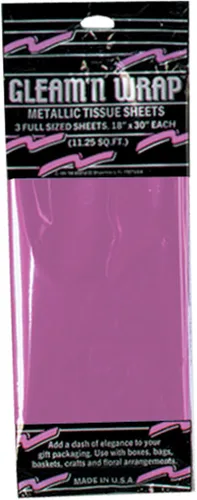 Beistle 50602-C Paquete de 3 hojas metálicas Gleam 'N Wrap, 18 pulgadas por 30 pulgadas